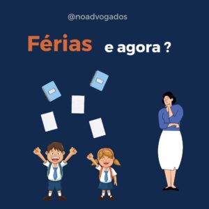 Férias escolares com que as crianças ficam?